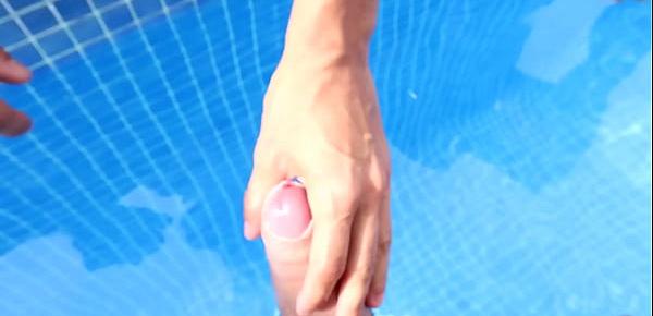 trendsPOV Sex at the Swimming Pool, BLOWJOB, FOOTJOB, LICKING PUSSY